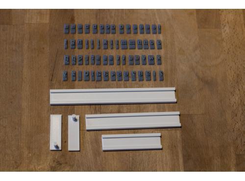 Photo - Set de lettrage